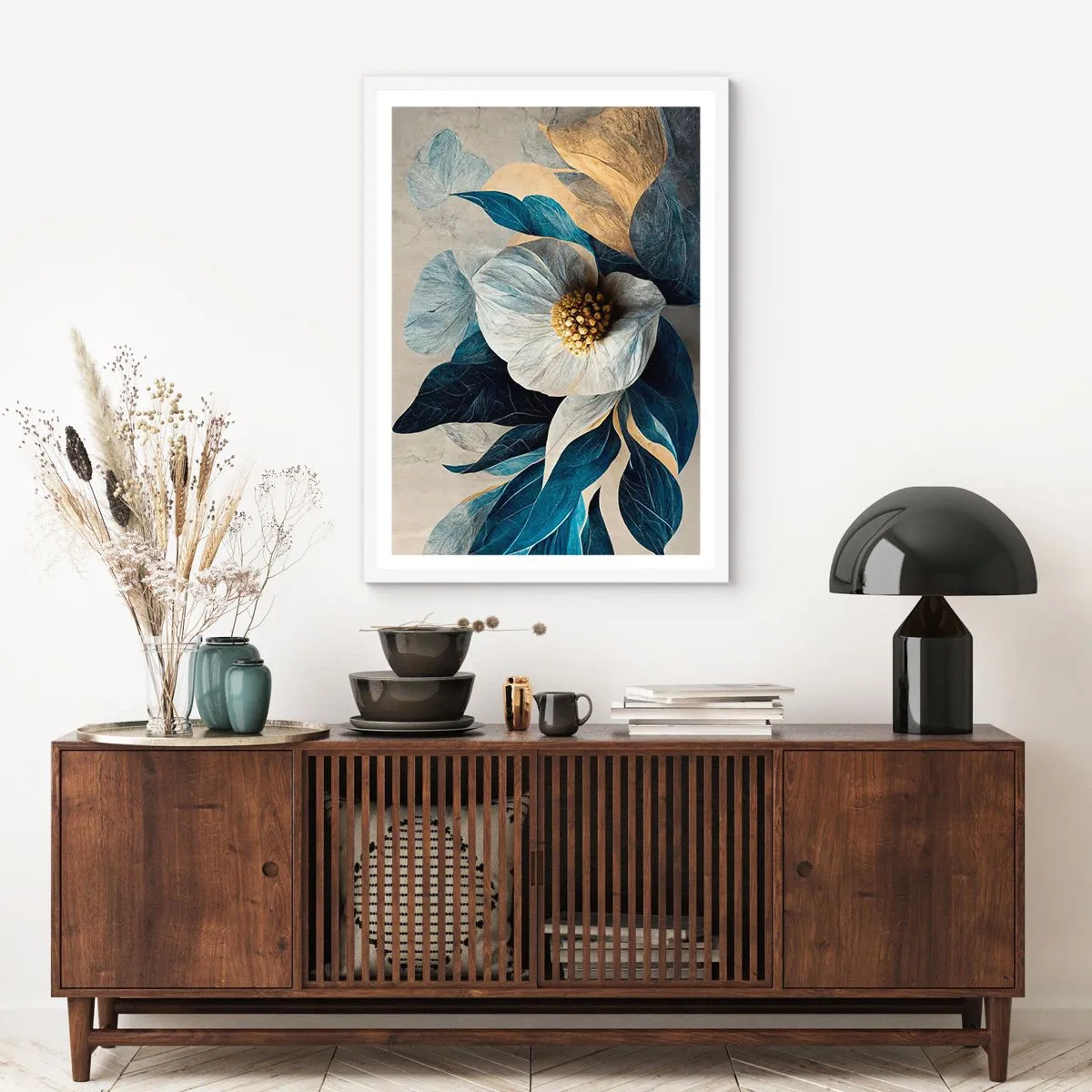 Plagát v bielom ráme - Má zlaté srdce - 61x91 cm