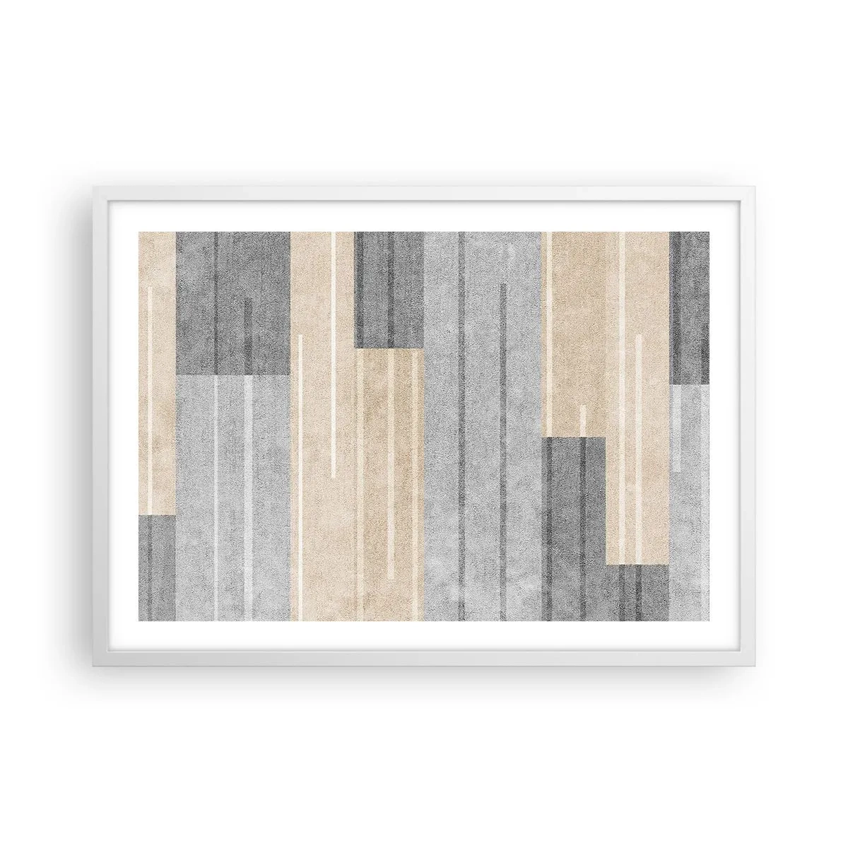 Plagát v bielom ráme - Kompozícia: drž sa - 70x50 cm