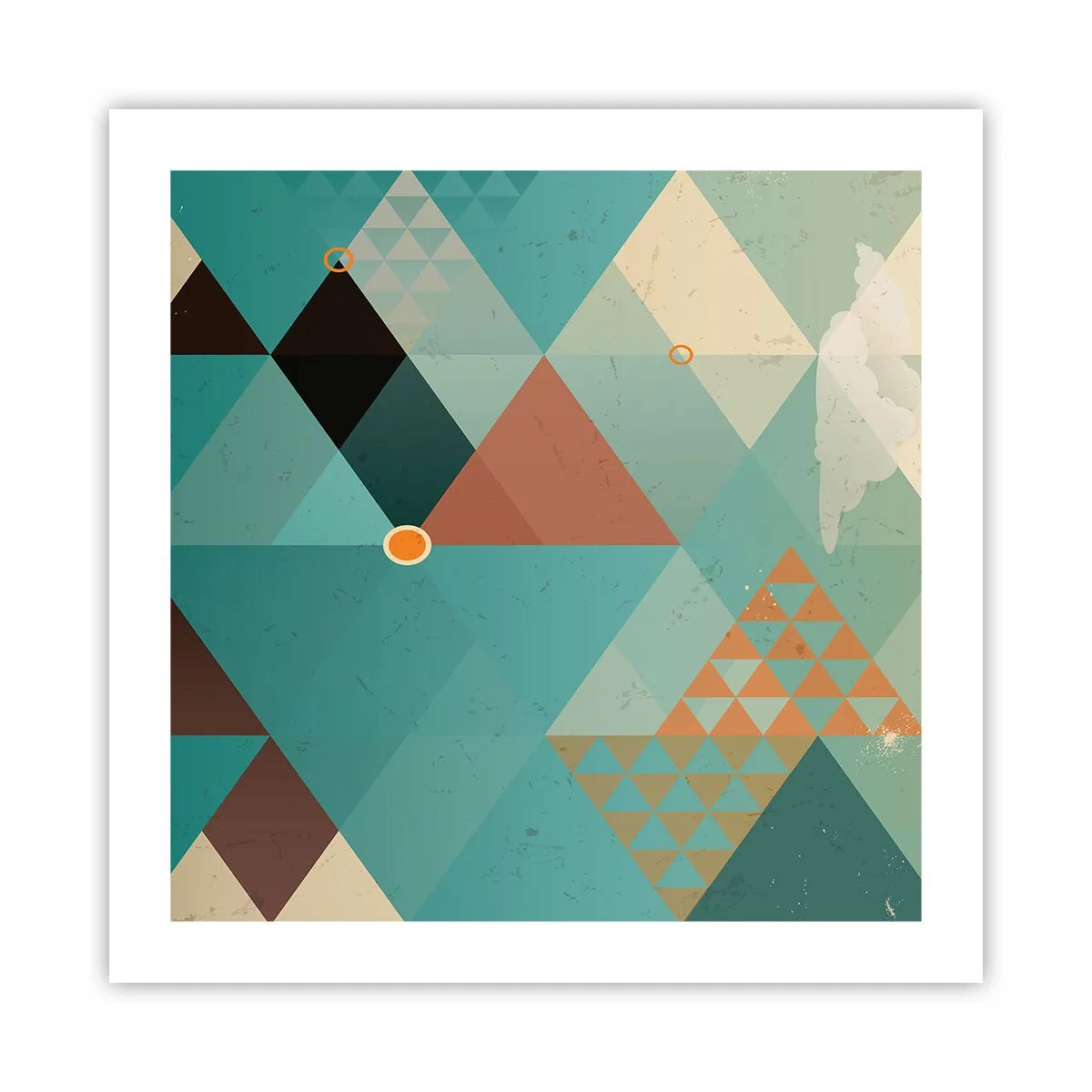 Plagát - Jednota mnohosti, mnohosť jednoty - 50x50 cm