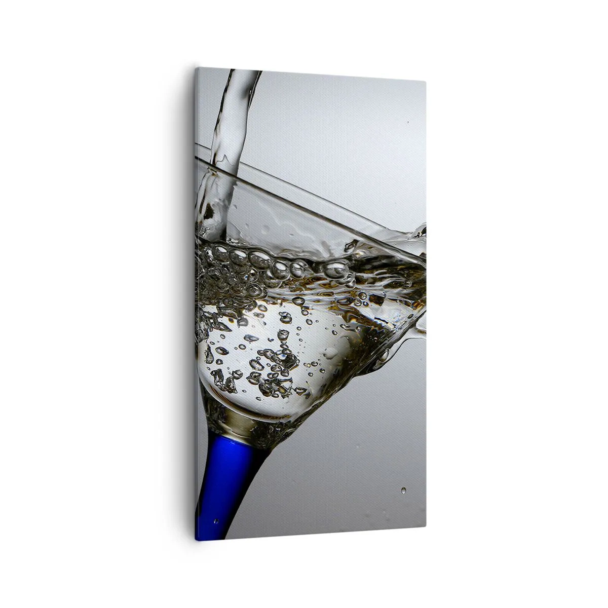 Obraz na plátne - Krištáľová voda v krištáľovom skle - 55x100 cm