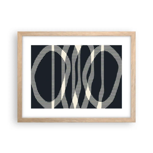 Plagát v ráme zo svetlého duba - Pokus o prelomenie temnoty - 40x30 cm