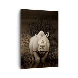 Obraz na plátne - Biely proti prírode - 50x70 cm