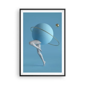 Plagát v čiernom ráme - Šialenstvo planét - 61x91 cm