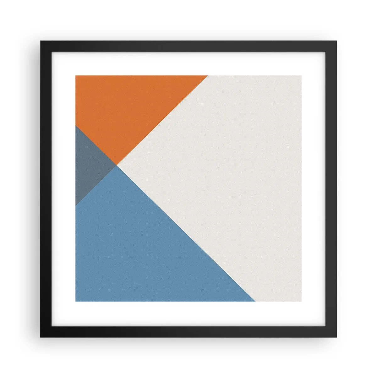 Plagát v čiernom ráme - Pod uhlom… - 40x40 cm