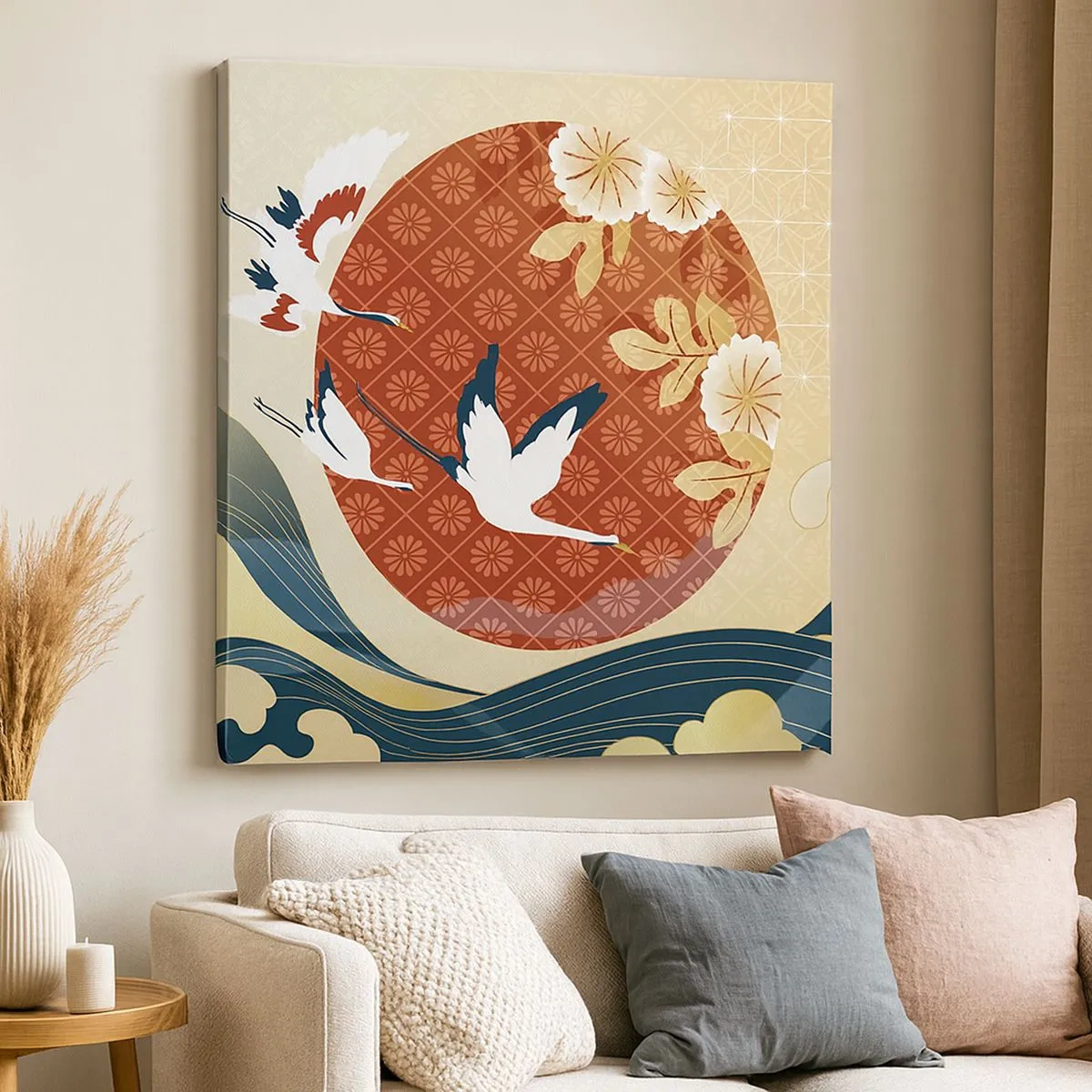 Obraz na plátne - Japonská rozprávka - 30x30 cm