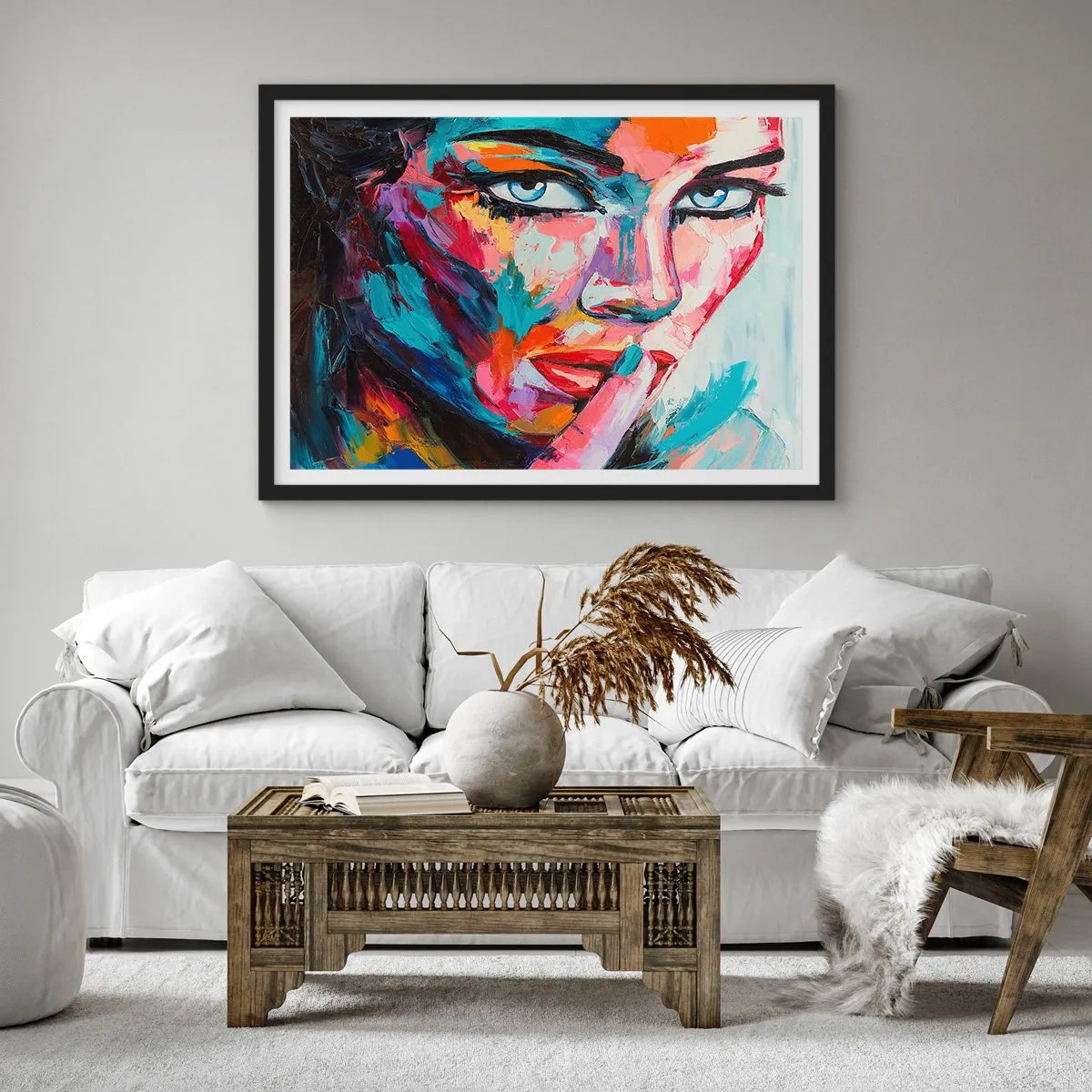 Plagát v čiernom ráme - Naše prvé tajomstvo - 70x50 cm