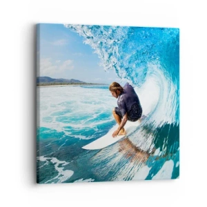 Obraz na plátne - Tancujúci s vlnami - 30x30 cm