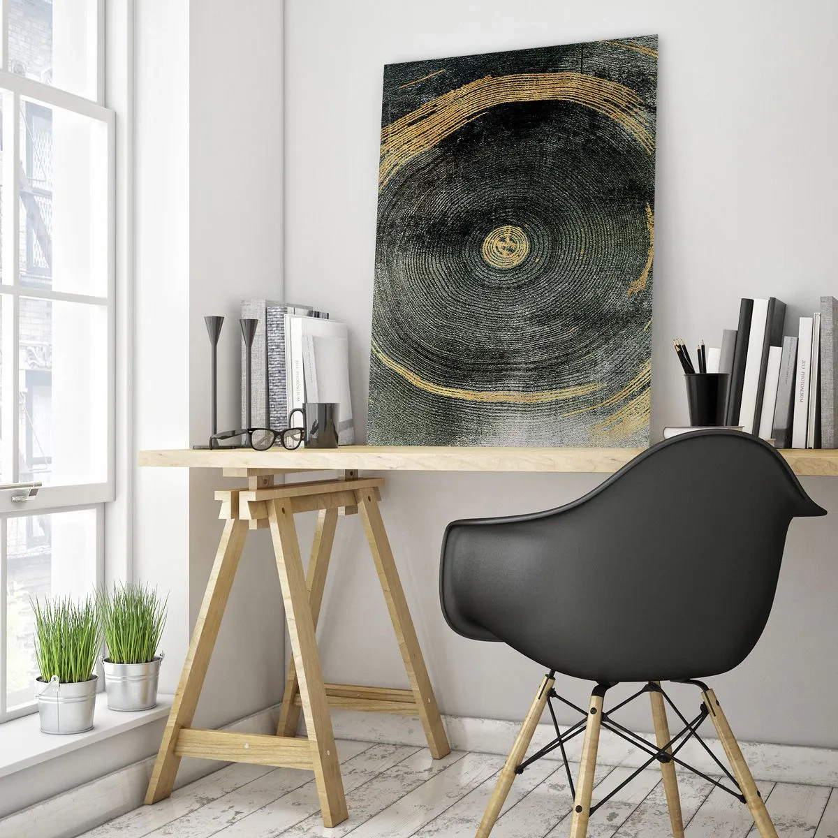 Obraz na skle - Zmena a trvanie - 50x70 cm