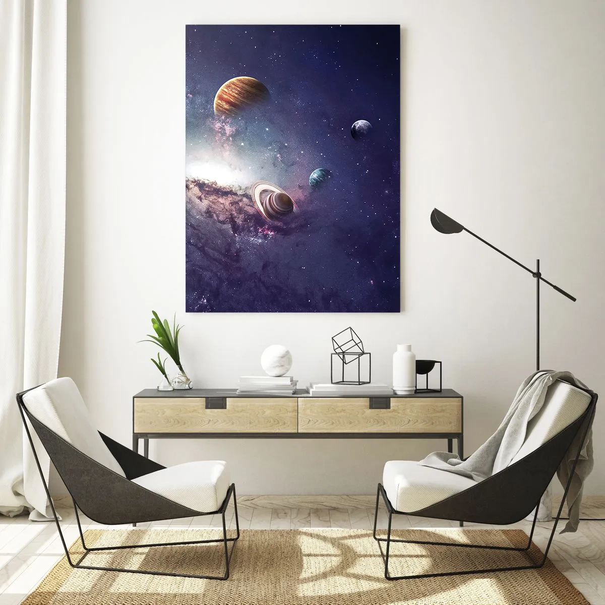 Obraz na skle - Slnko a tanec - 50x70 cm