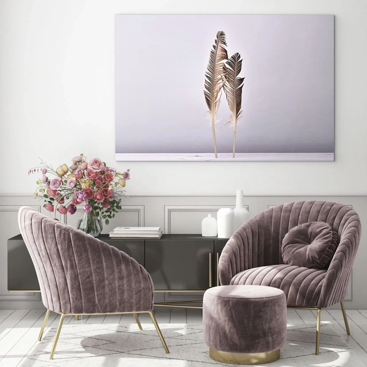 Obraz na skle - Proti ničote - 100x70 cm