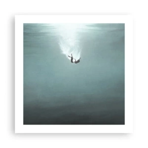 Plagát - V objatí oceánu - 50x50 cm