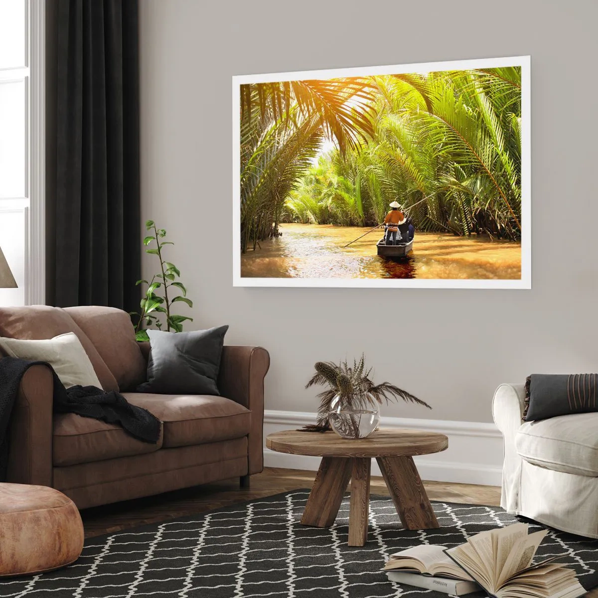 Plagát - Palmovou roklinou - 40x30 cm