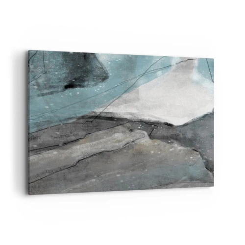 Obraz na plátne - Abstrakcie: skaly a ľad - 100x70 cm
