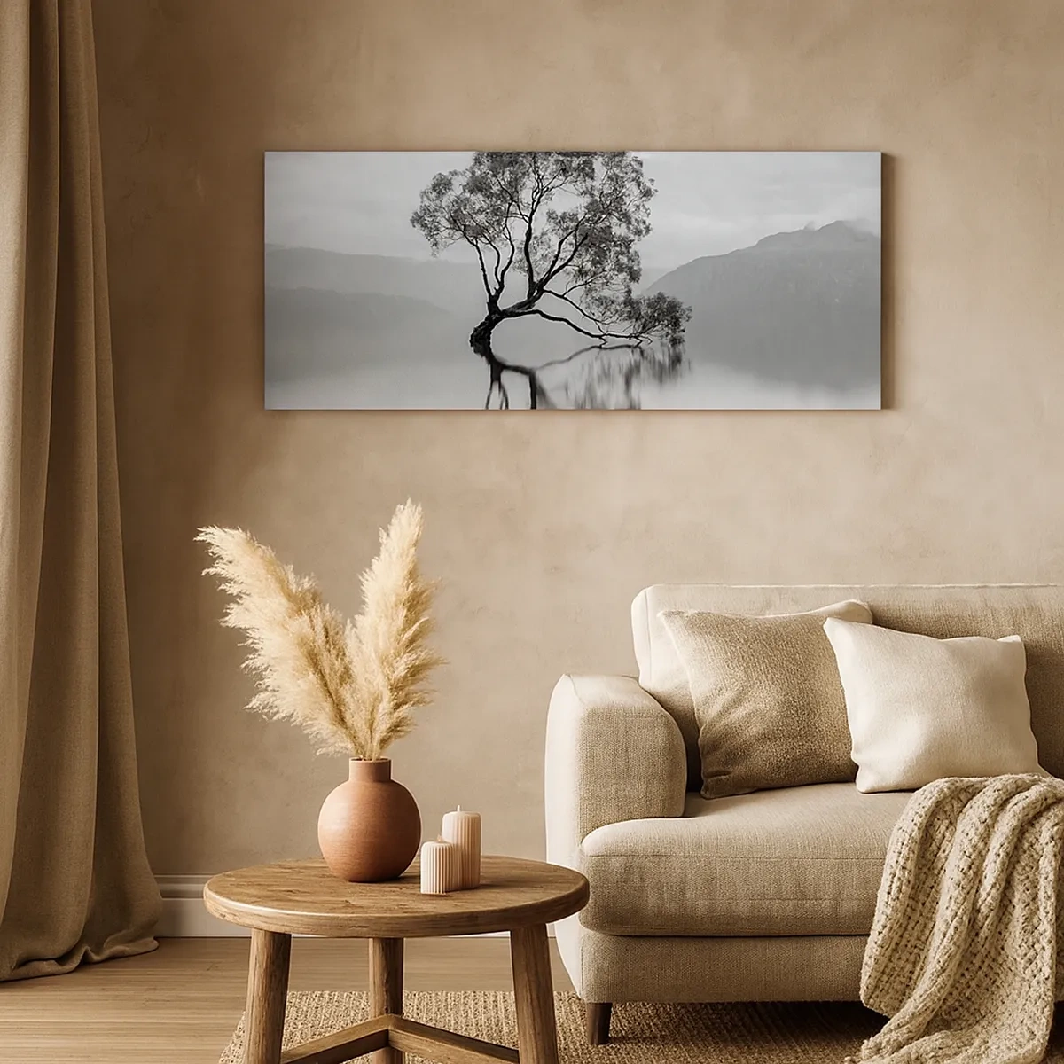 Obraz na plátne - Existuje taká krajina - 30x30 cm