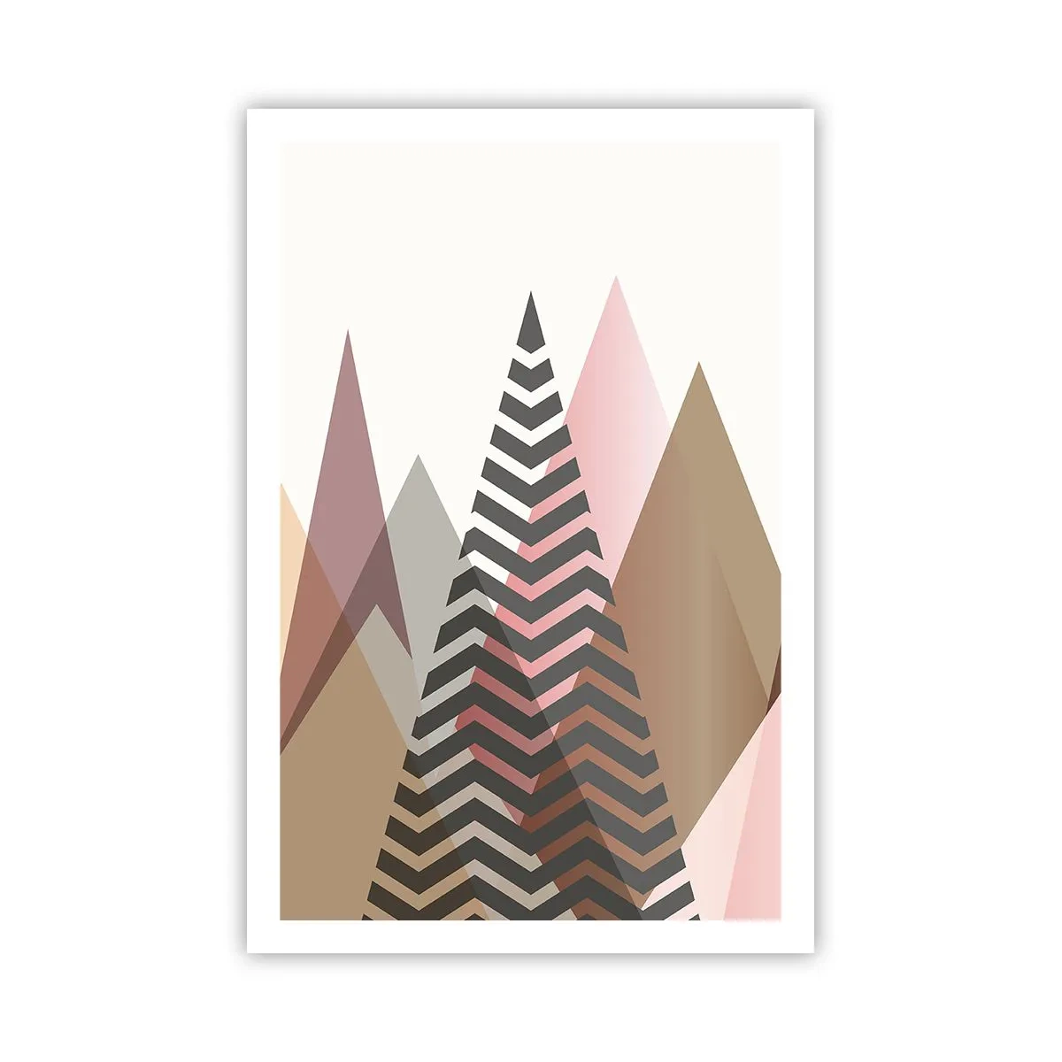 Plagát - Pyramidálny pohľad - 61x91 cm