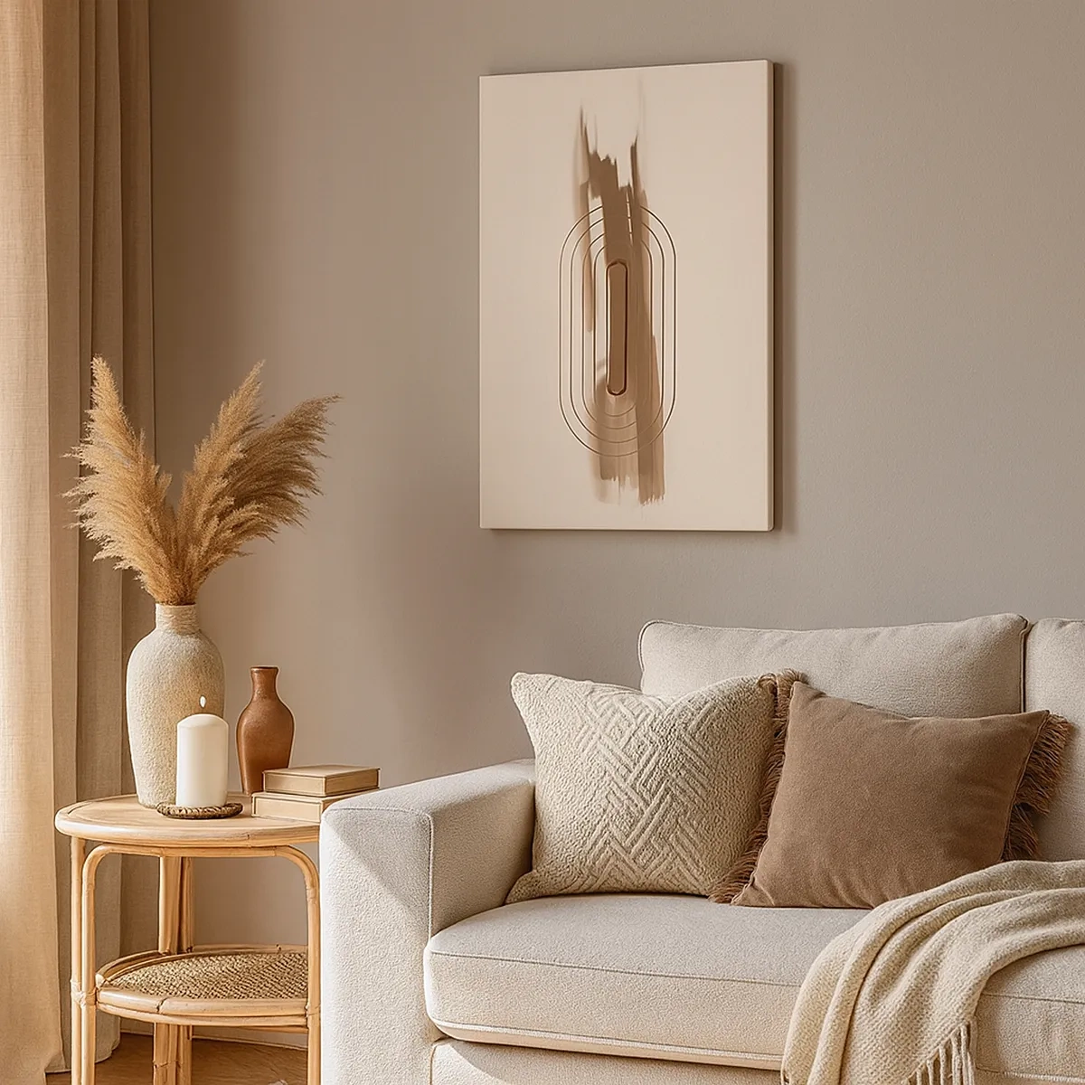 Obraz na plátne - Závan šedej - 50x70 cm