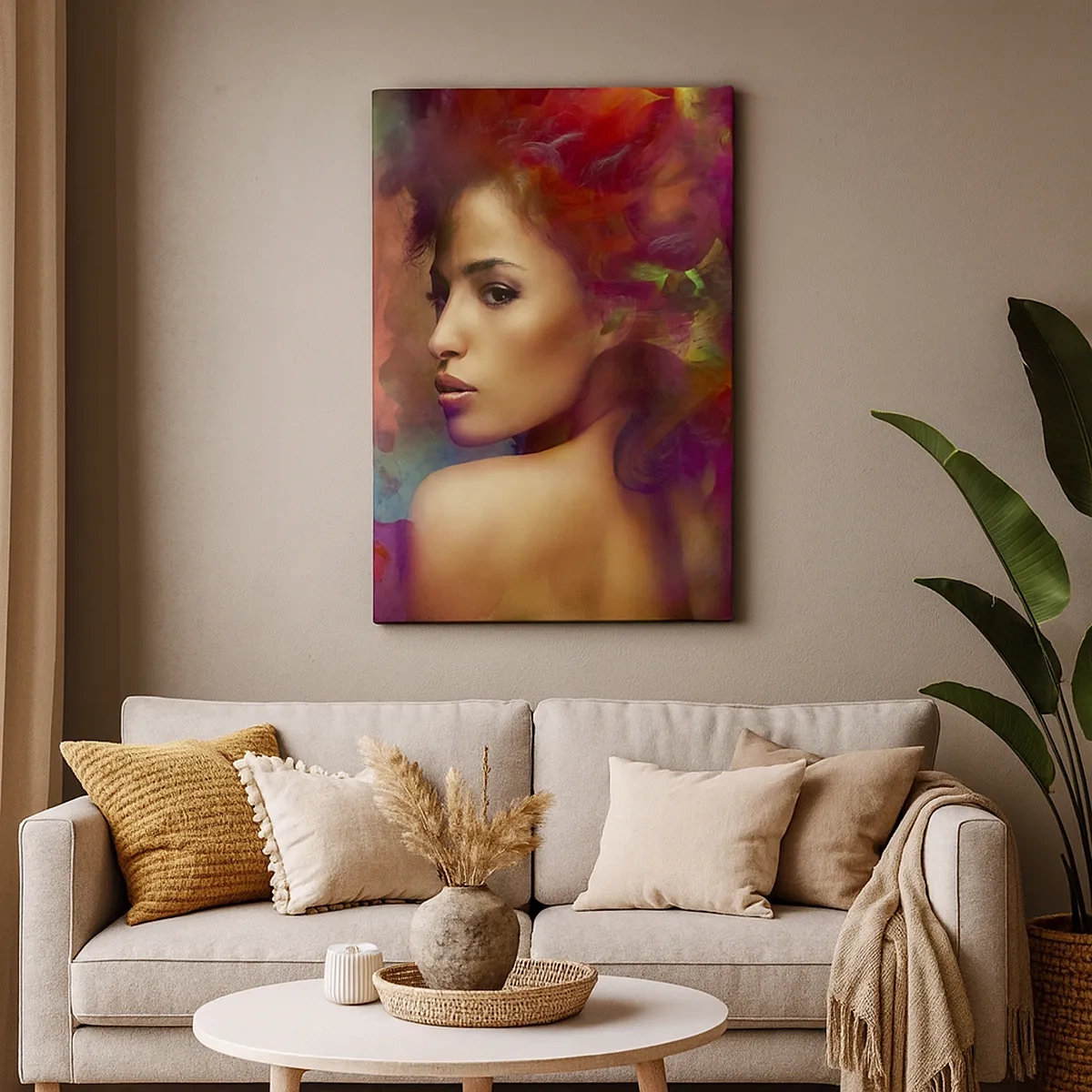 Obraz na plátne - Krajšia ako dúha, jemnejšia ako hmla - 50x70 cm