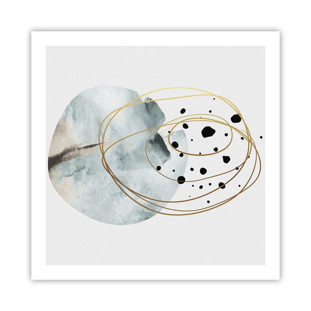 Plagát - V objatí priestoru - 60x60 cm