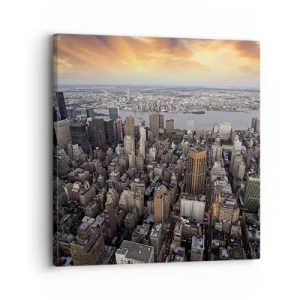 Obraz na plátne - Búšiace srdce našej doby - 30x30 cm