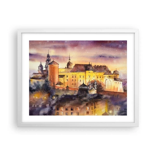 Plagát v bielom ráme - Dejiny a rozprávka - 50x40 cm