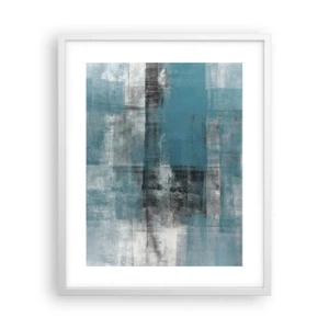 Plagát v bielom ráme - Voda a vzduch - 40x50 cm