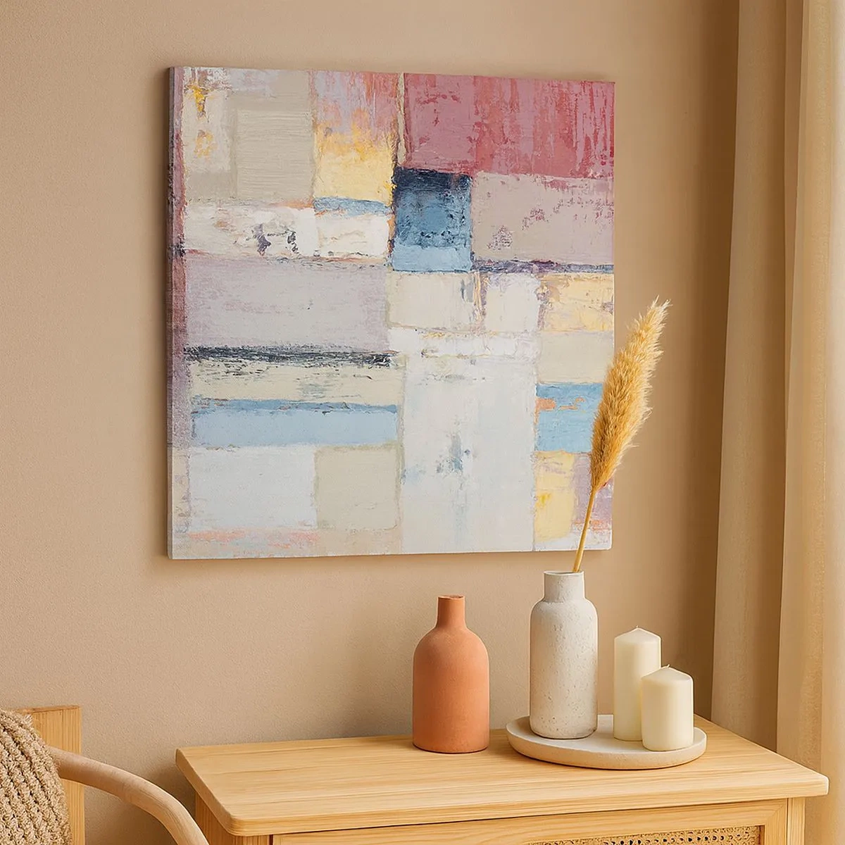 Obraz na plátne - Kľud geometrie - 30x30 cm