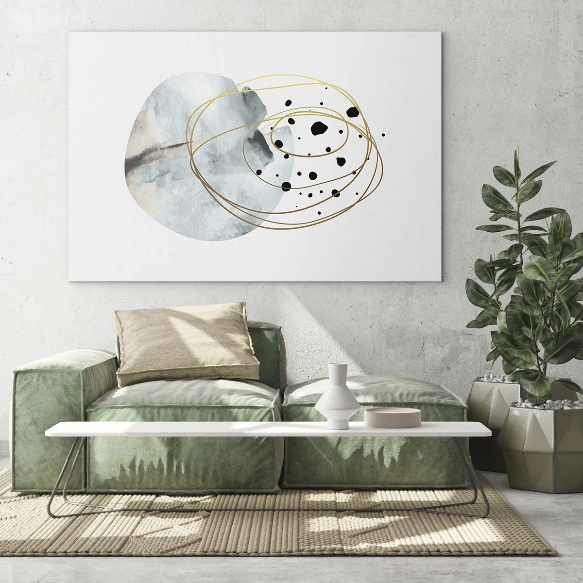 Obraz na skle - V objatí priestoru - 100x70 cm