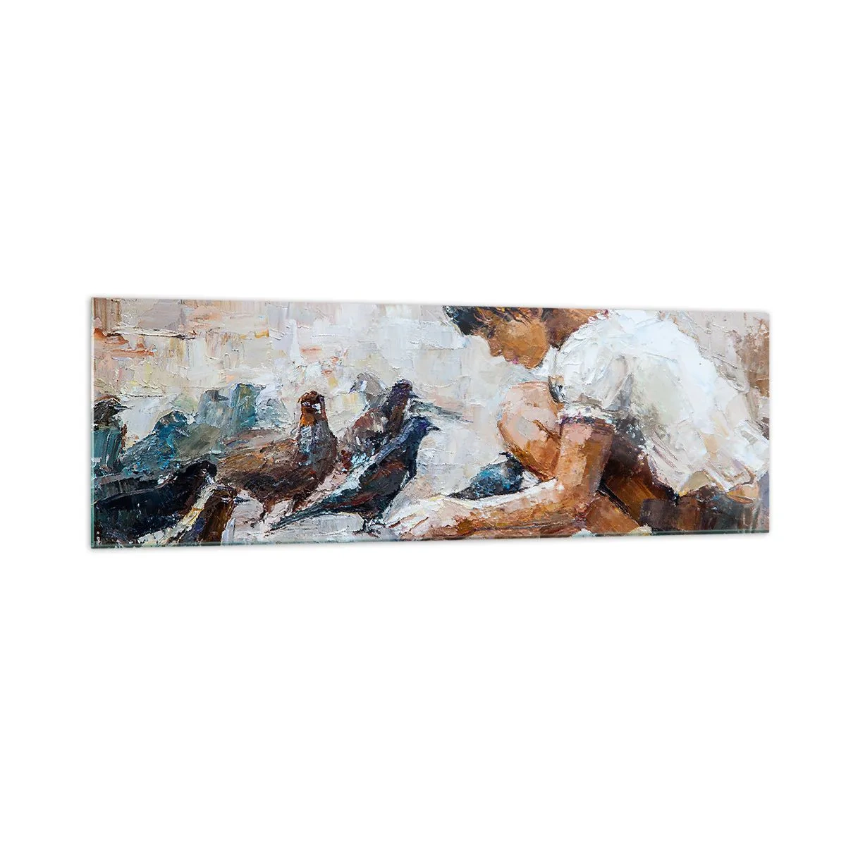 Obraz na skle - Maličkí a najmilší - 160x50 cm