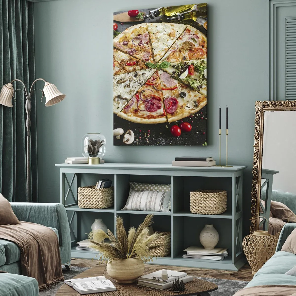 Obraz na plátne - Vejár chutí - 55x100 cm