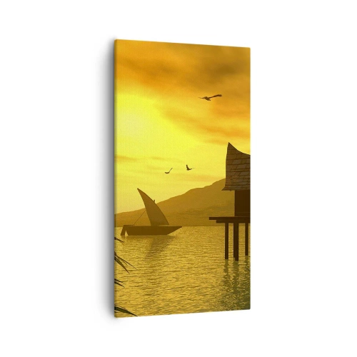 Obraz na plátne - Vytúžený pokoj - 55x100 cm