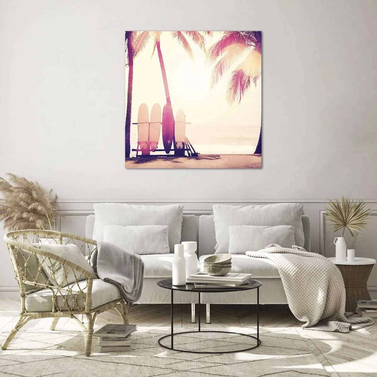 Obraz na skle - Bude to skvelý deň - 70x70 cm