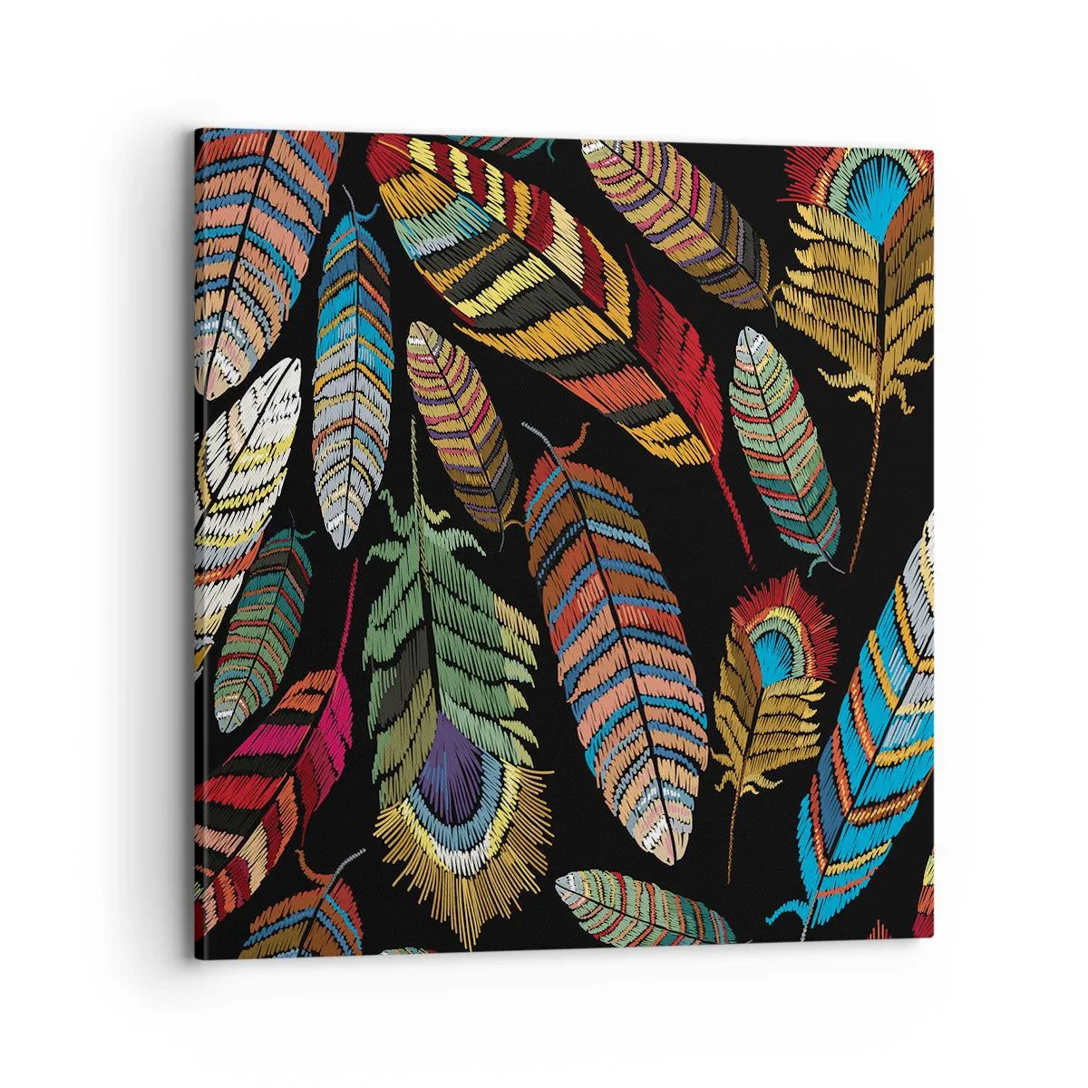 Obraz na plátne - Vtáčí karneval - 70x70 cm