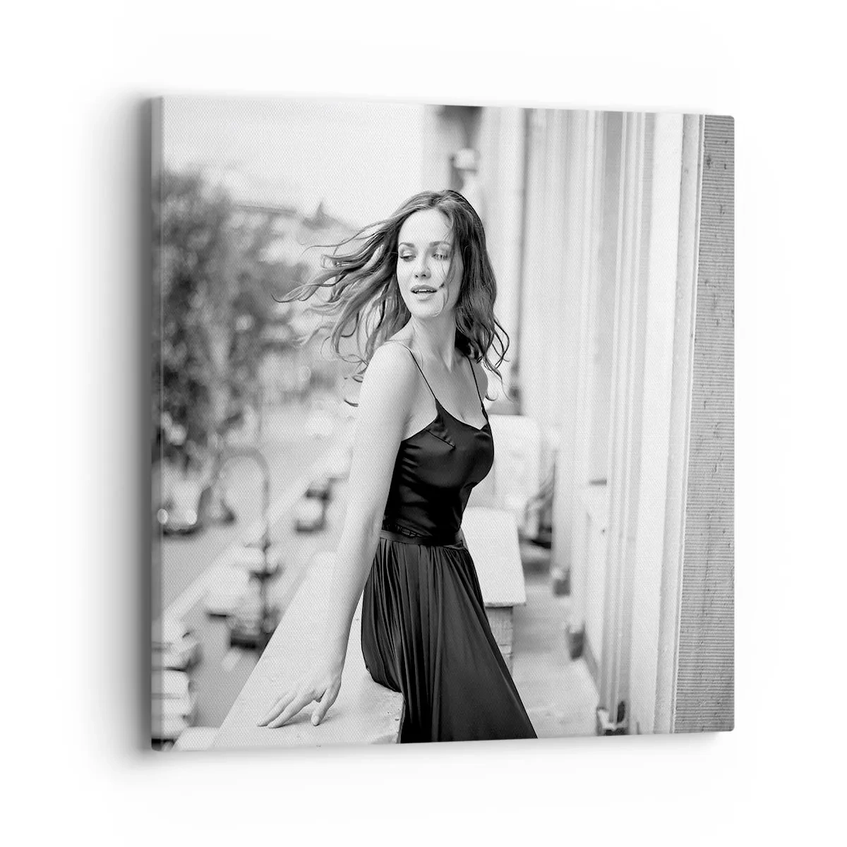 Obraz na plátne - Určite Parížanka - 40x40 cm