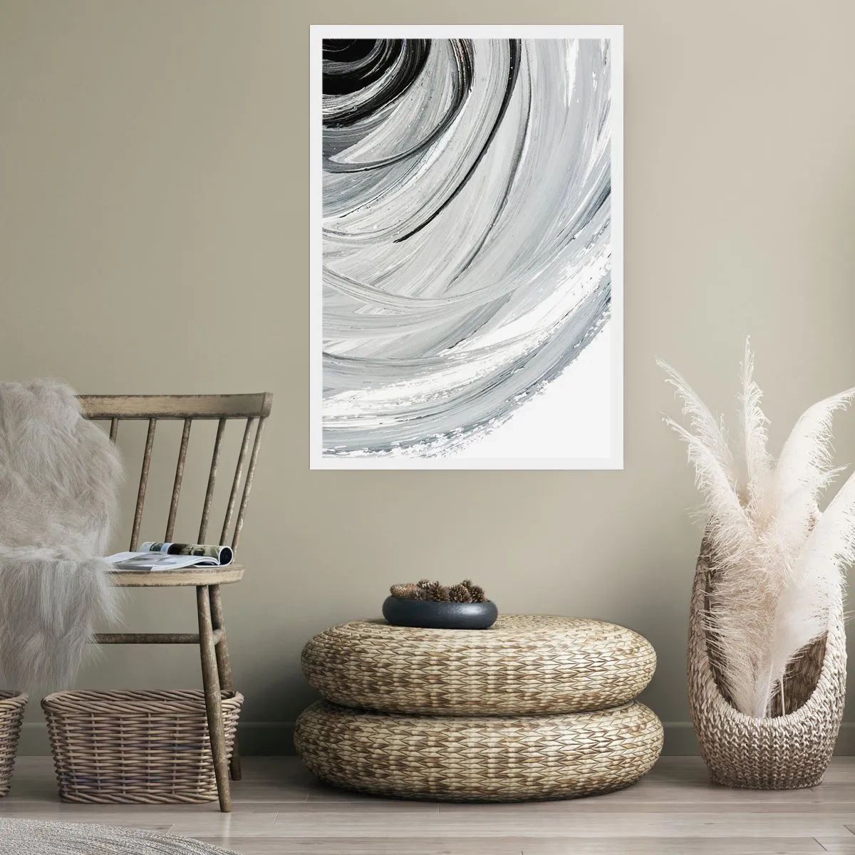 Plagát - Orbitálna kompozícia - 30x40 cm