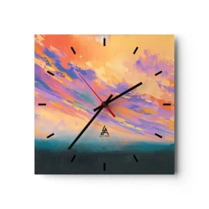 Nástenné hodiny - Sila príťažlivosti - 30x30 cm