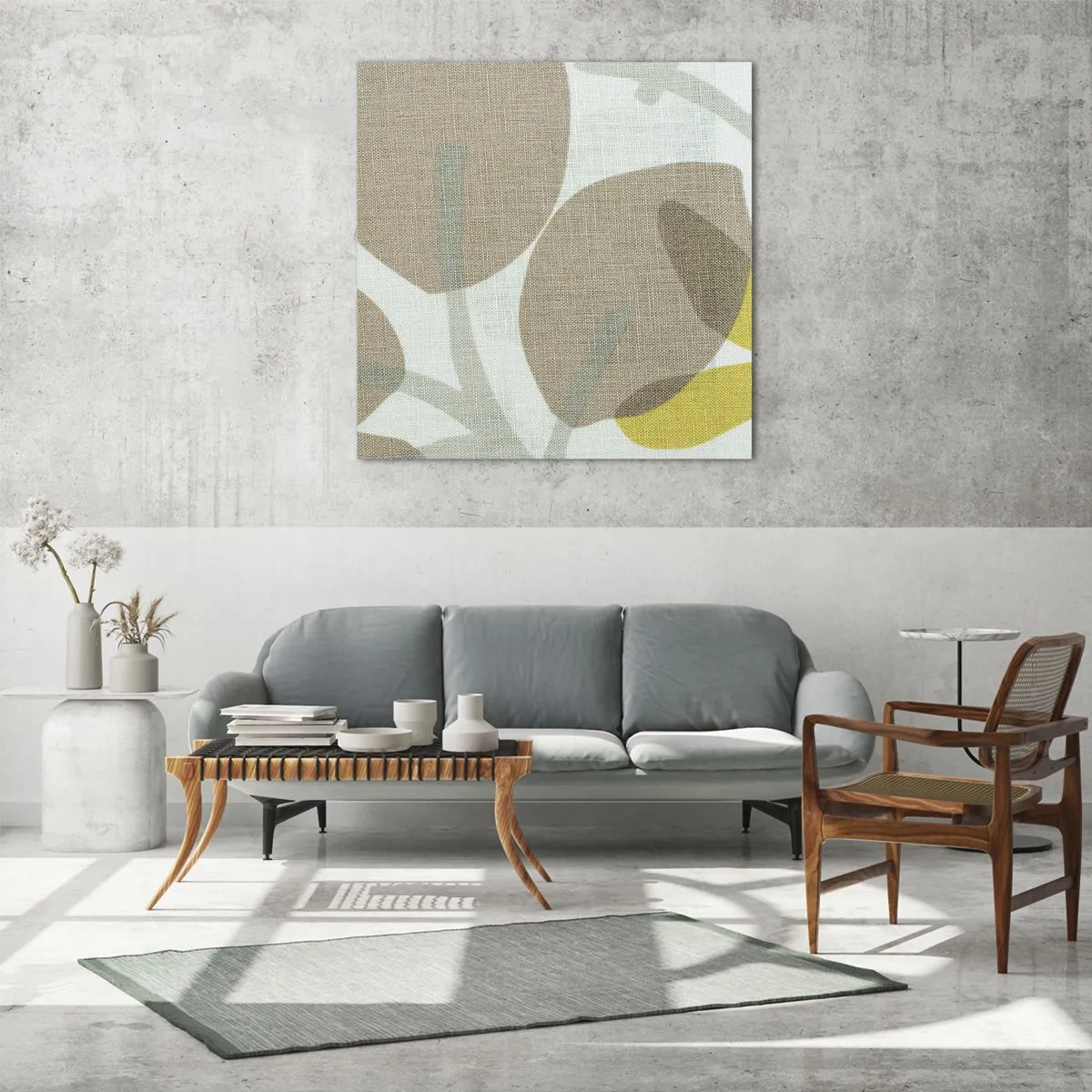 Obraz na skle - Kompozícia v plnom slnku - 60x60 cm