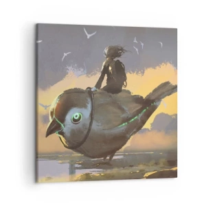 Obraz na plátne - Zastávka na fantastickej ceste - 50x50 cm