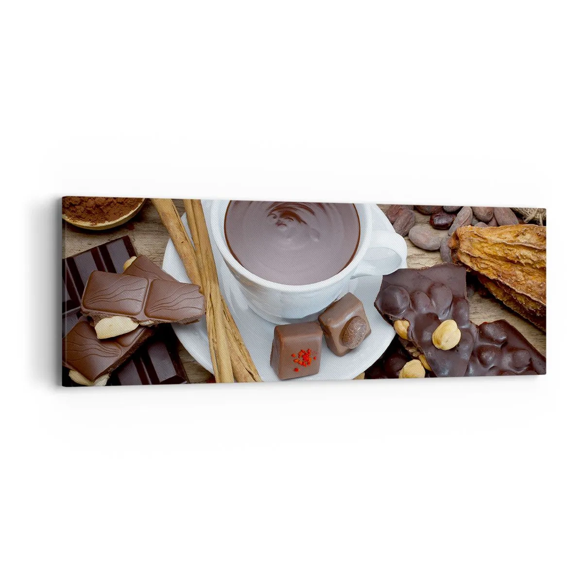 Obraz na plátne - Z rozprávkovej továrne na čokoládu - 90x30 cm