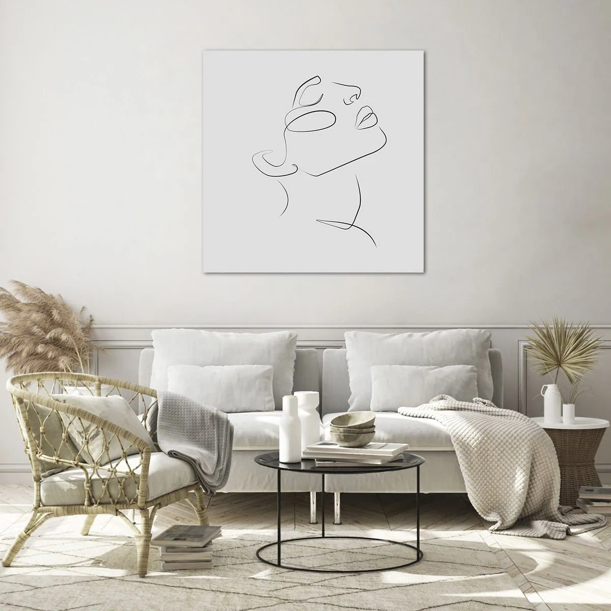 Obraz na skle - Meandre sna - 60x60 cm