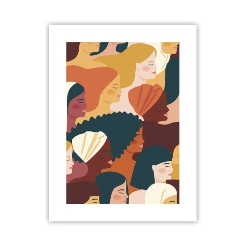Plagát - Iba ženskosť - 30x40 cm