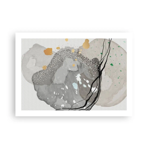 Plagát - Organická kompozícia - 70x50 cm