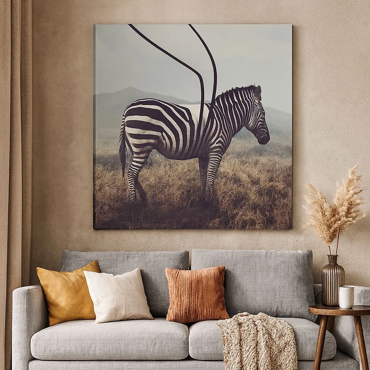 Obraz na plátne - Pozor! Porucha - 30x30 cm