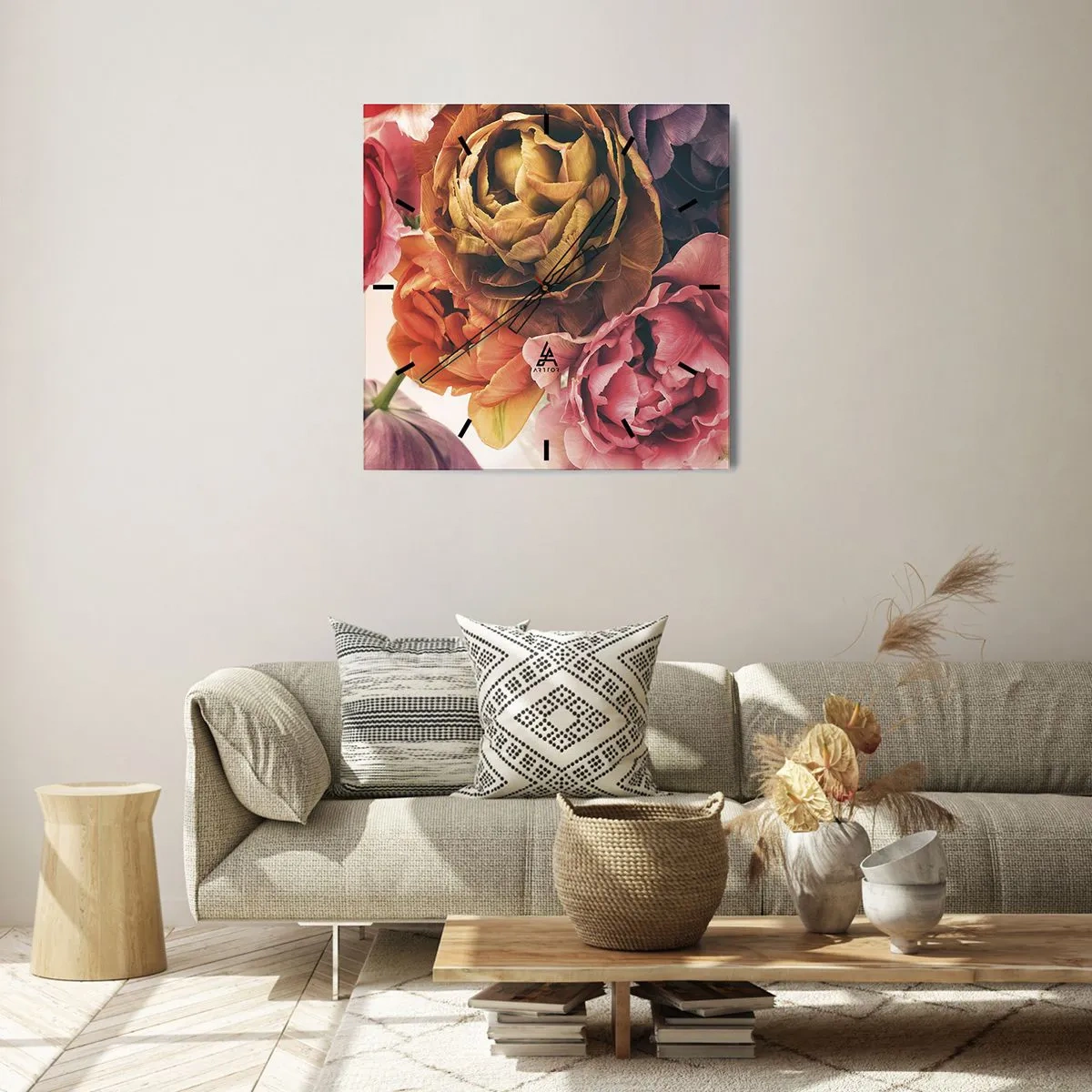 Nástenné hodiny - Oslava života - 40x40 cm