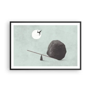 Plagát v čiernom ráme - Splnený sen - 91x61 cm