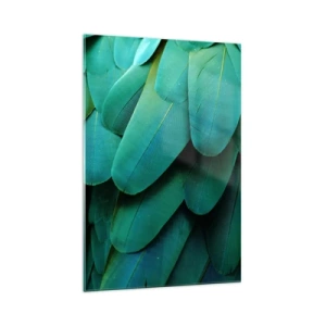 Obraz na skle - Presnosť papagájovej povahy - 70x100 cm