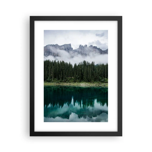 Plagát v čiernom ráme - Ticho, ticho, neprebuďme spiacu vodu…. - 30x40 cm