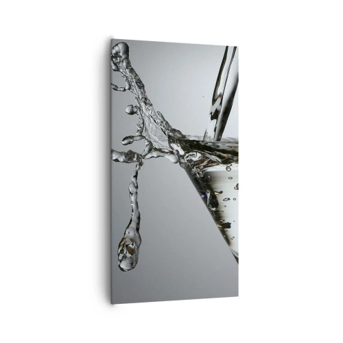 Obraz na plátne - Nad okrajom pohára - 65x120 cm