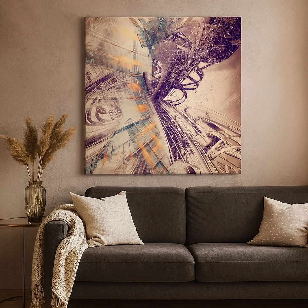 Obraz na plátne - Vo veľkom zhone - 30x30 cm