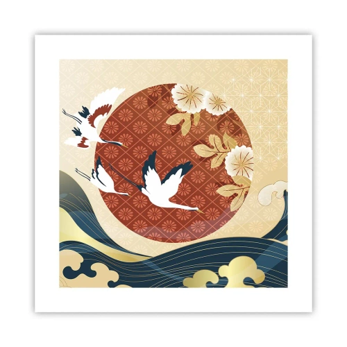 Plagát - Japonská rozprávka - 40x40 cm