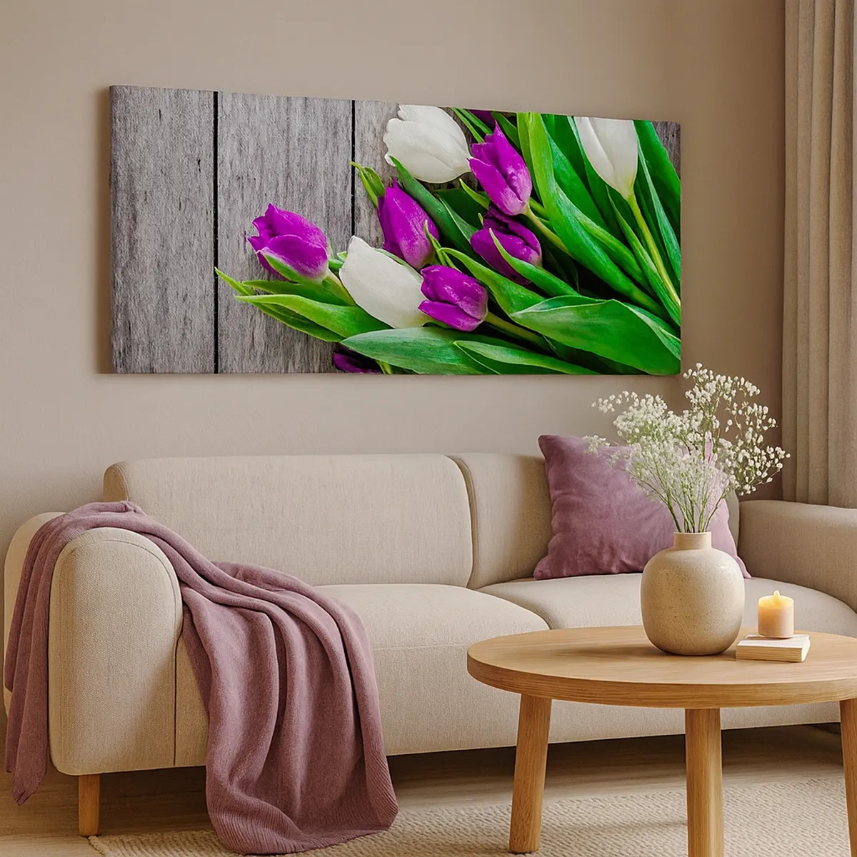 Obraz na plátne - V deň jarného sviatku - 30x30 cm